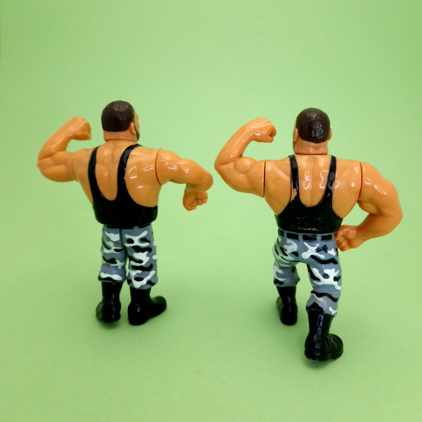 WWF HASBRO LUKE & BUTCH BUSHWACKERS Vintage Wrestling Figure ☆ Original 90s Series 2