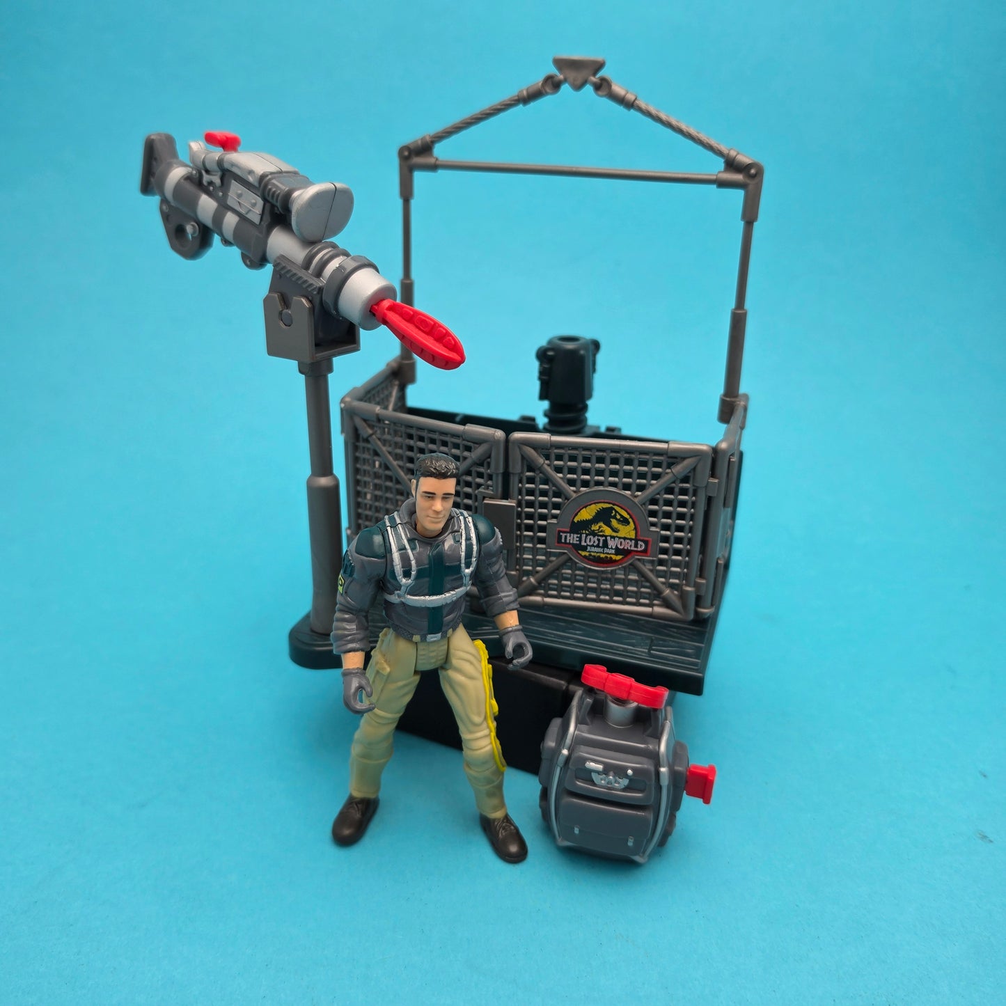 JURASSIC PARK THE LOST WORLD ☆ HIGH HIDE NICK VAN OWEN Vintage Figure ☆ Loose Kenner