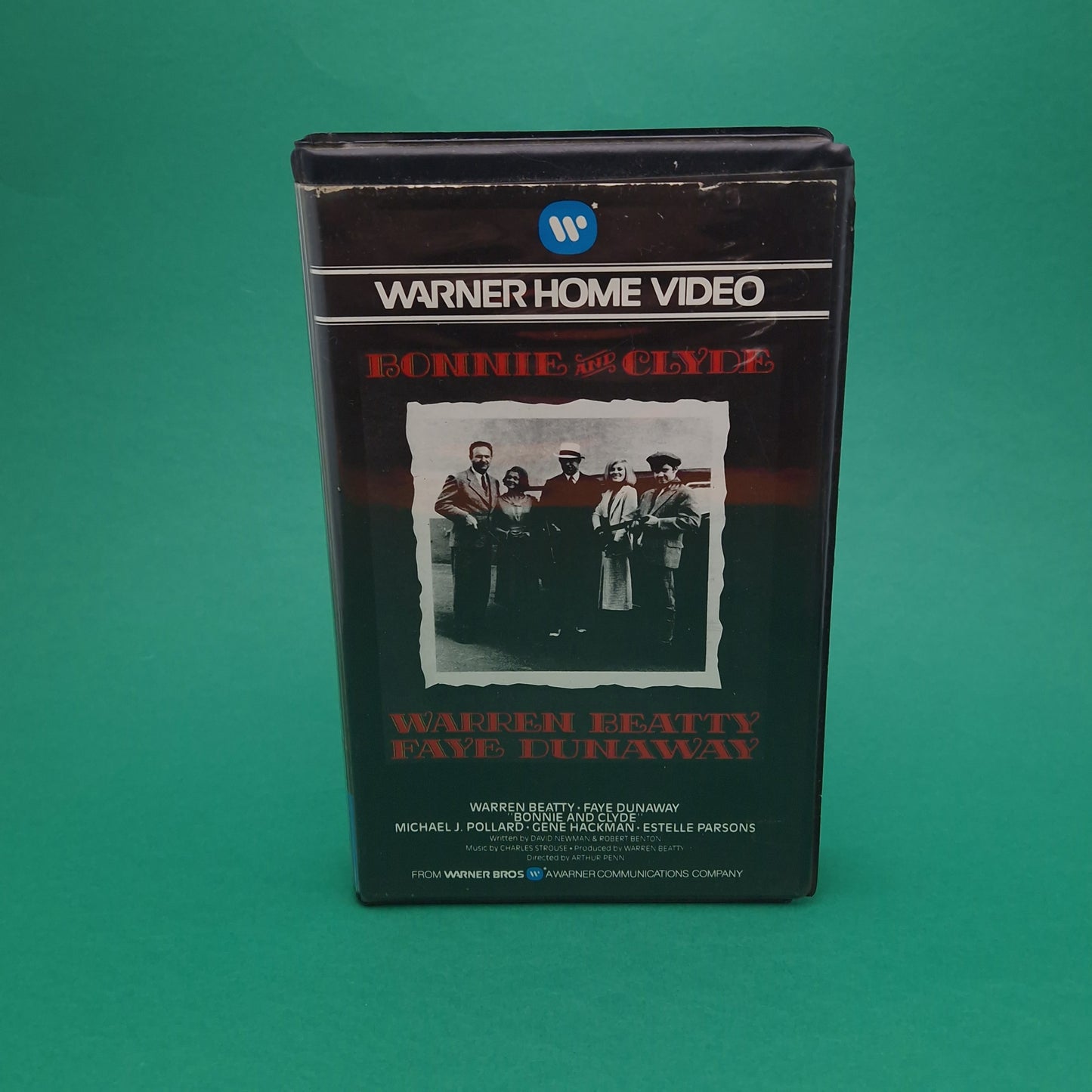 VHS Video ☆ BONNIE & CLYDE ☆ 80s Big Box Clam Shell Ex Rental Pre Cert Vintage