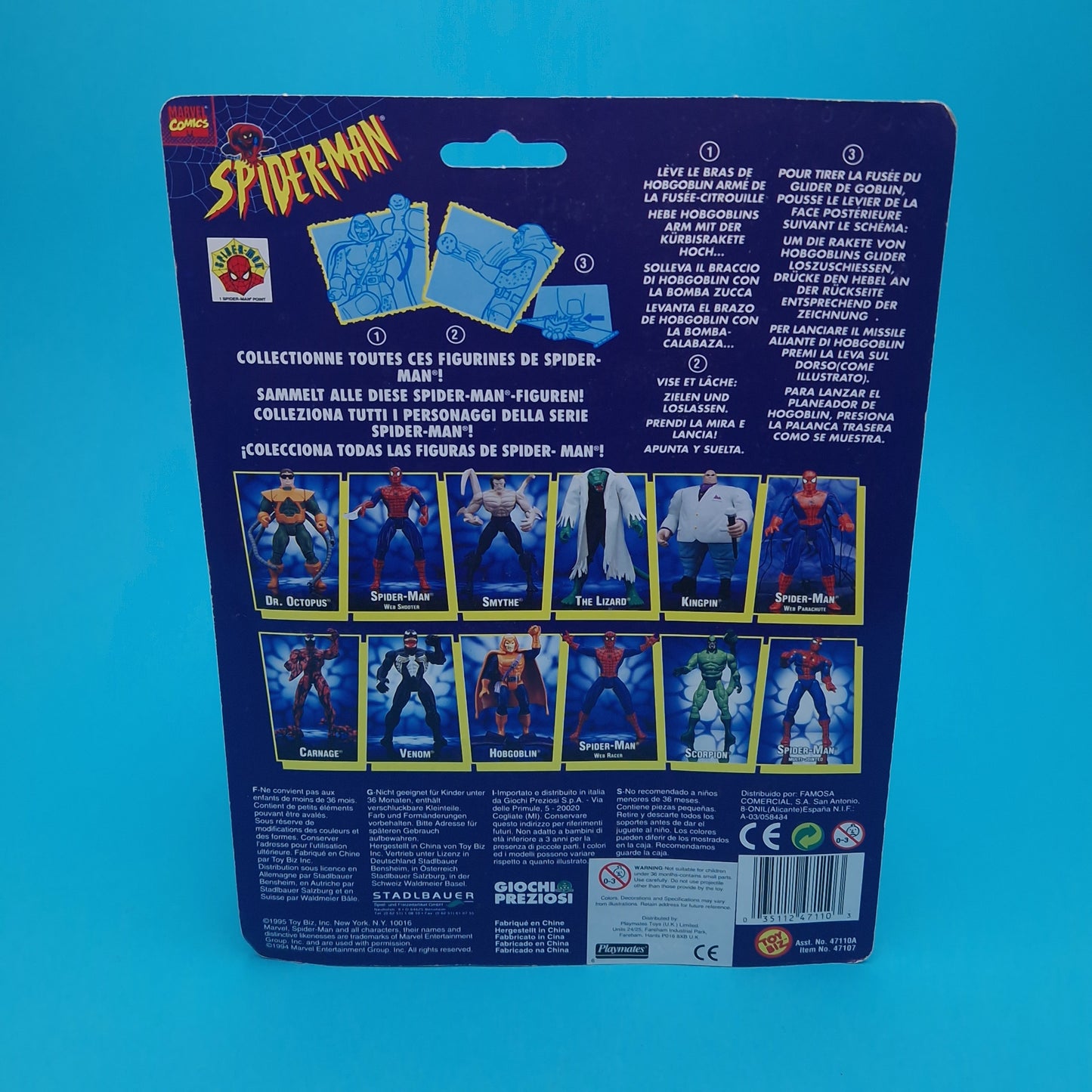 SPIDER-MAN ANIMATED SERIES ☆ HOBGOBLIN Action Figure ☆ Marvel Toybiz 90s Vintage