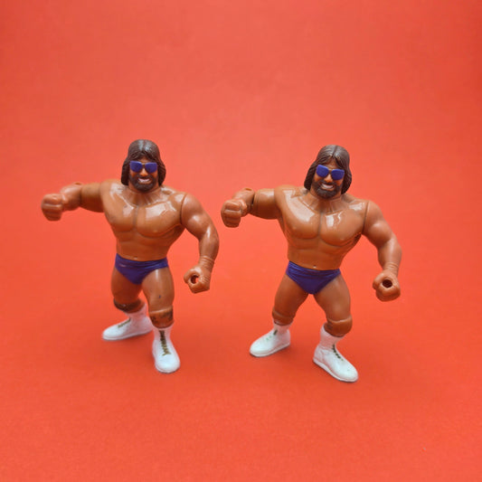 WWF HASBRO ☆ MACHO MAN & KING Vintage Wrestling Figure ☆ Original 90s Series 3