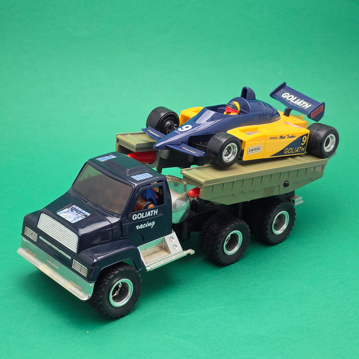 M.A.S.K ☆ GOLIATH Matt Trakker & Nevada ☆ BOXED Vintage MASK Kenner 80s