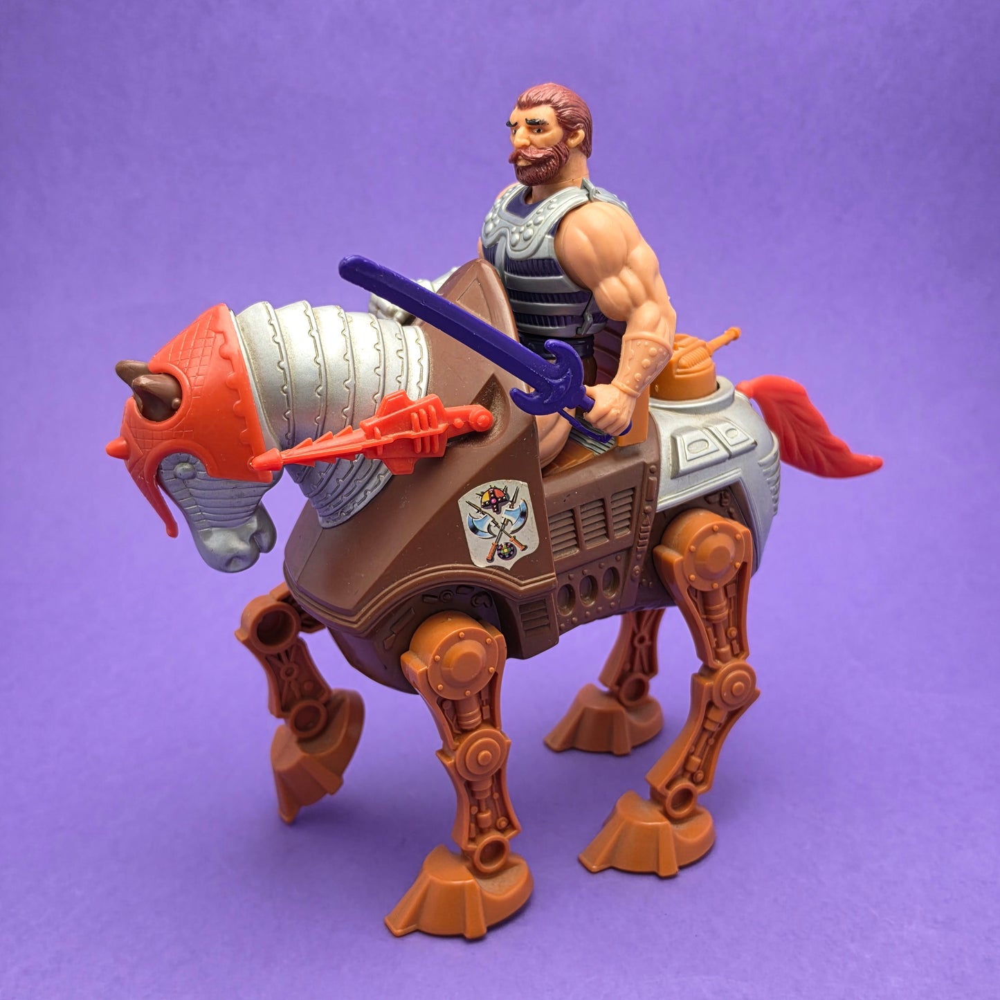 MASTERS OF THE UNIVERSE ☆ FISTO STRIDOR Vintage Figure ☆ MOTU Loose 80s Mattel