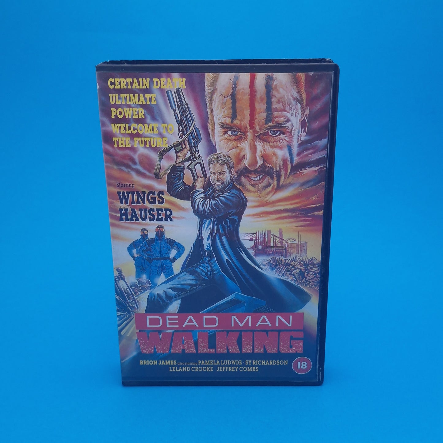 VHS Video ☆ DEAD MAN WALKING ☆ Hauser 80s Big Box Ex Rental Vintage 18