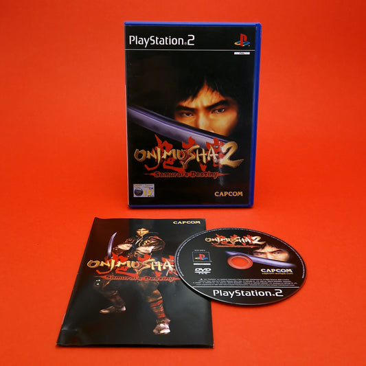 PLAYSTATION 2 ☆ ONIMUSHA 2 ☆ Vintage Retro Game Boxed & Manual PAL PS2