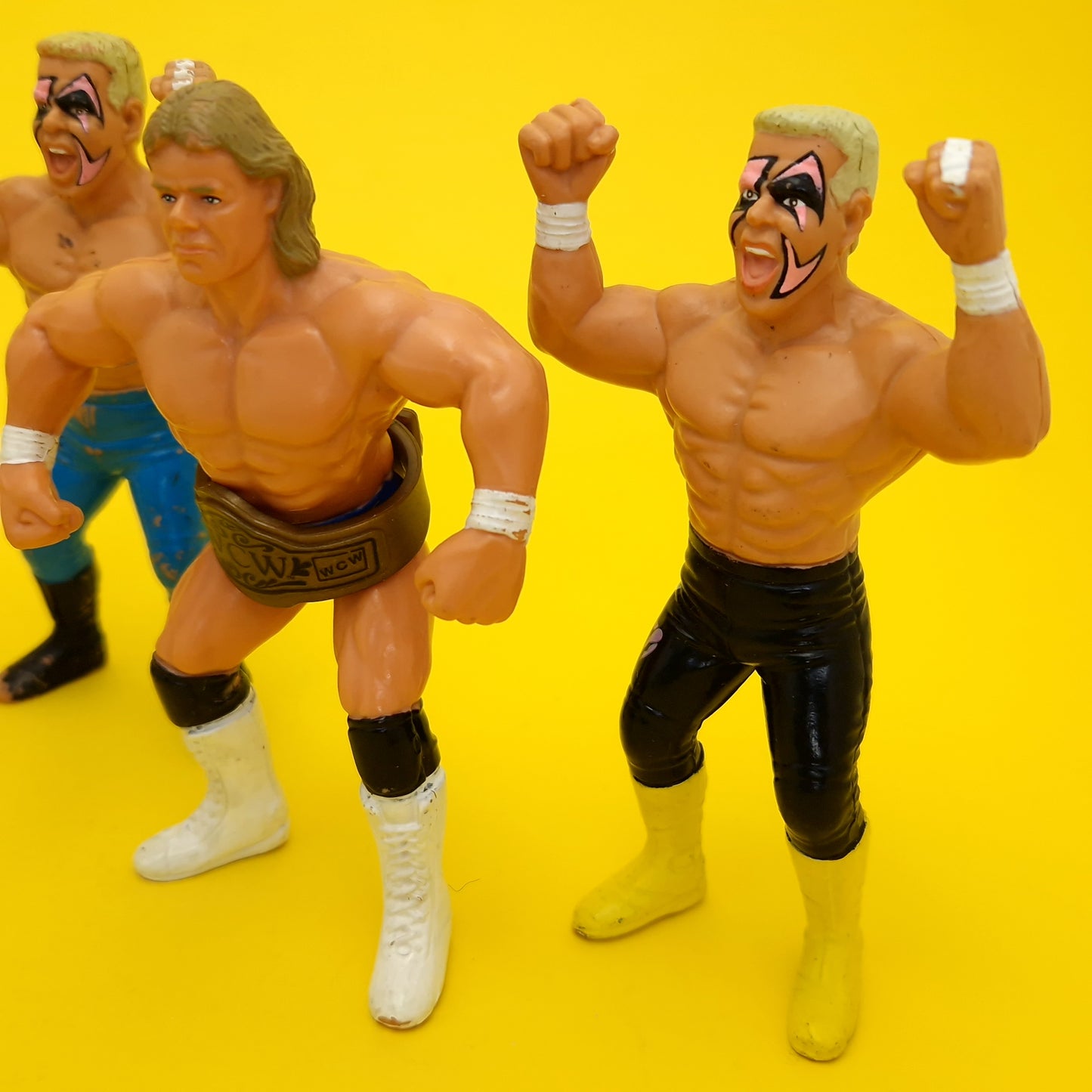 WCW GALOOB ☆ x5 STING LEX LUGER BARRY WINDHAM Bundle Vintage Wrestling Figure ☆ 90s