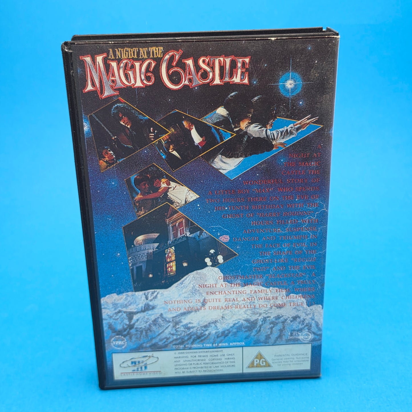VHS Video ☆ A NIGHT AT THE MAGIC CASTLE ☆ PG Cert Big Box Ex-Rental Vintage Tape