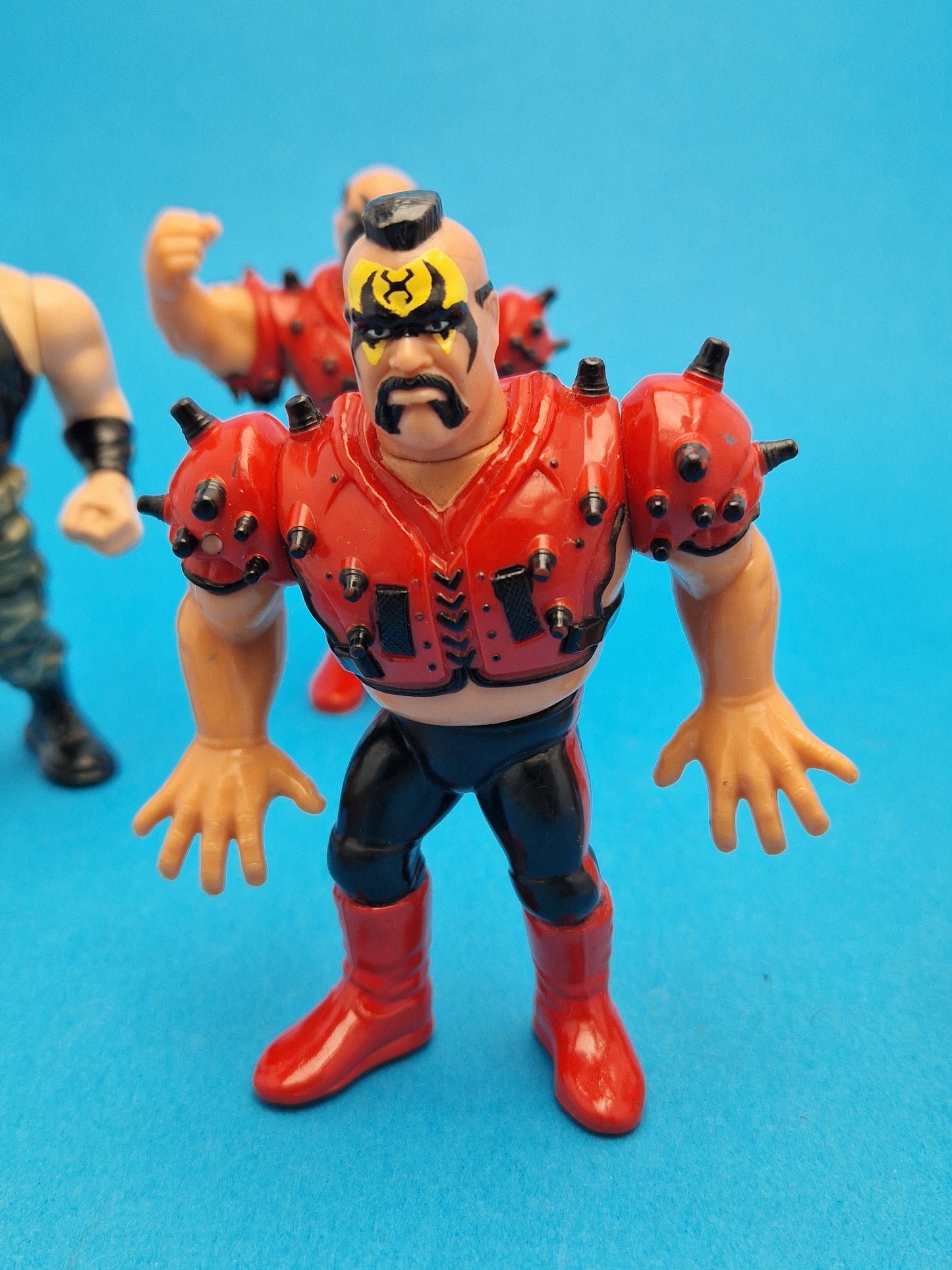 WWF HASBRO ☆ 6x Bundle LOD HULK WARRIROR SLAUGHTER TEXAS Vintage Wrestling Figure ☆ Original 90s