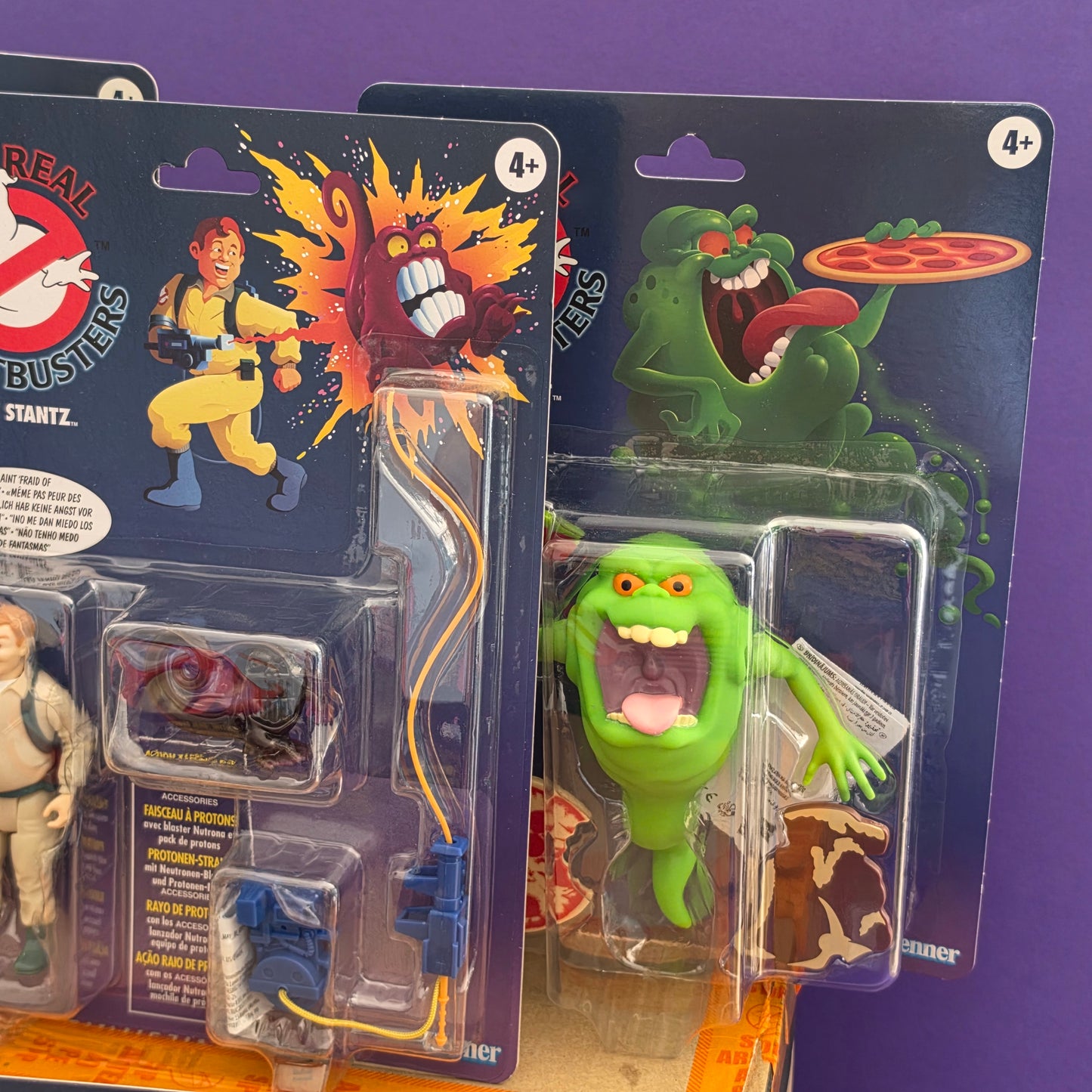THE REAL GHOSTBUSTERS REISSUE ☆ FULL SET & STAY PUFT GREEN GHOST Shipper Figure ☆ Kenner Classics Sealed Carded