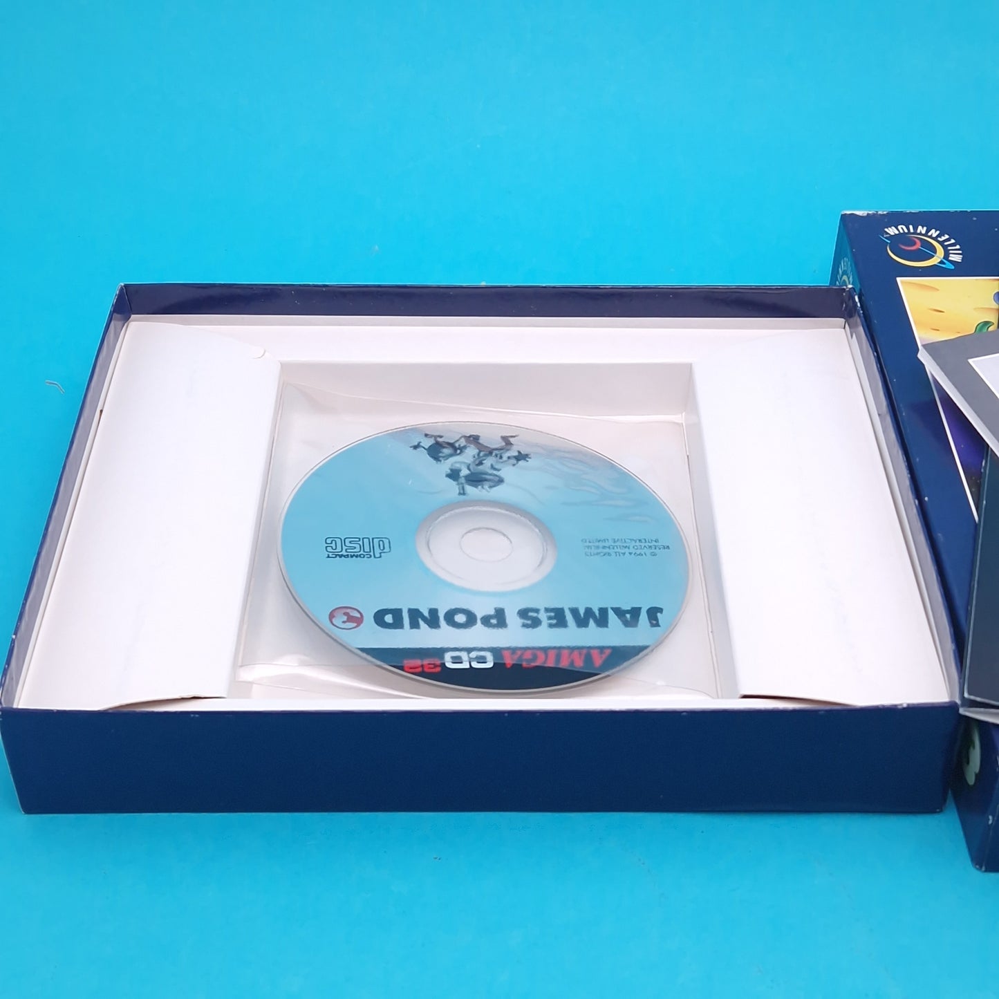 AMIGA CD32 ☆ JAMES POND 3 ☆ BIG BOX BOXED Vintage Retro Game Commodore 90s