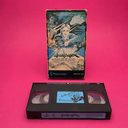 VHS Video ☆ LASERBLAST 1978 ☆ Pre Cert Vintage Ex Rental RARE CARDBOARD SLEEVE