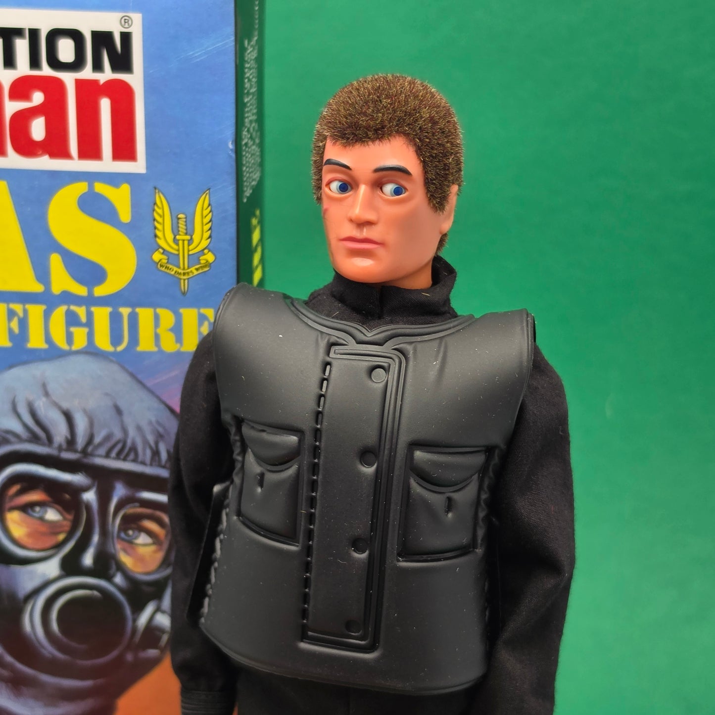 ACTION MAN ☆ SAS KEY FIGURE Eagle Eyes & PARACHUTE ATTACK 40th Anniversary ☆ Boxed