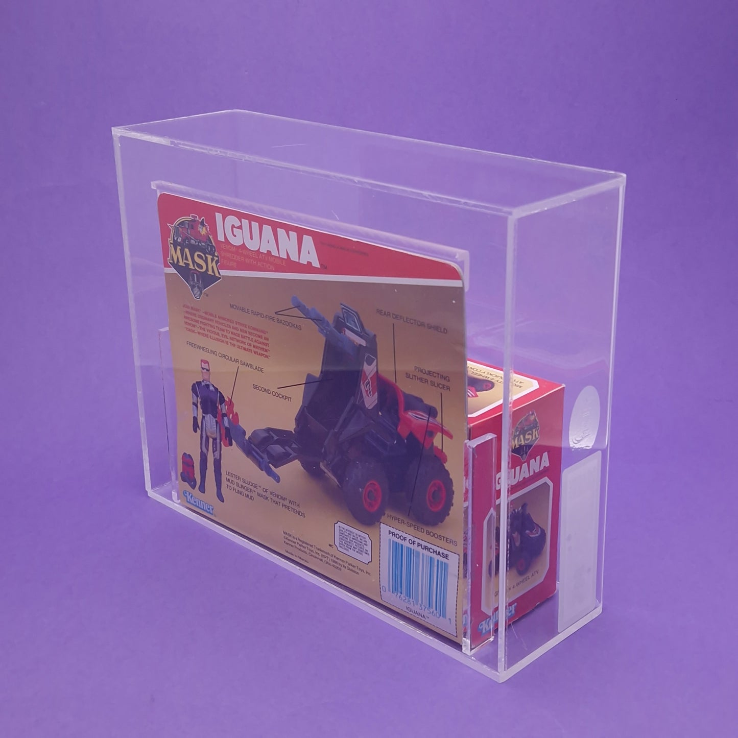 M.A.S.K ☆ IGUANA Lester Sludge Figure GRADED UKG 80 Vehicle ☆ US Sealed Boxed 80s Kenner MASK Vintage