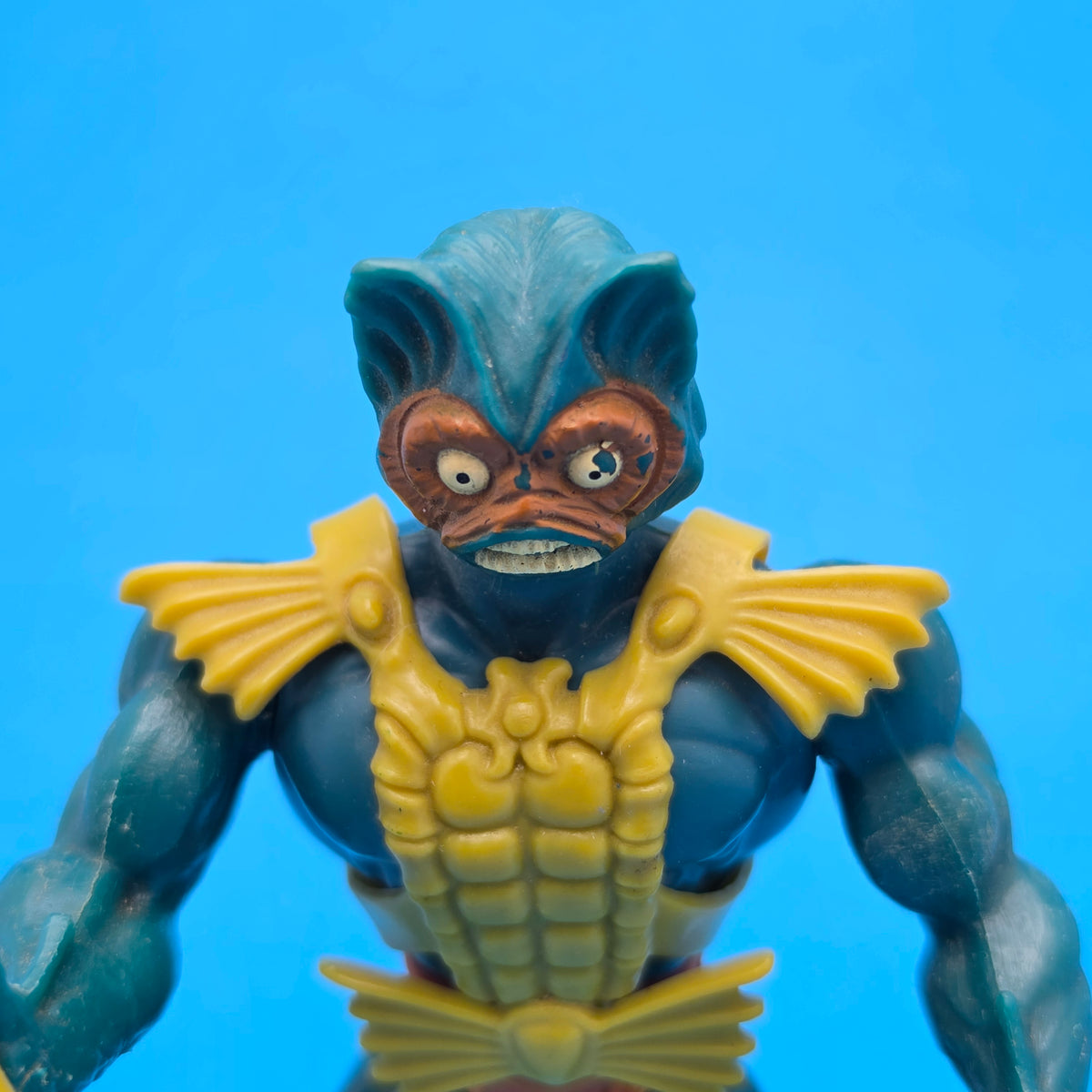 MASTERS OF THE UNIVERSE ☆ MER-MAN Vintage Figure ☆ MOTU 80s Mattel