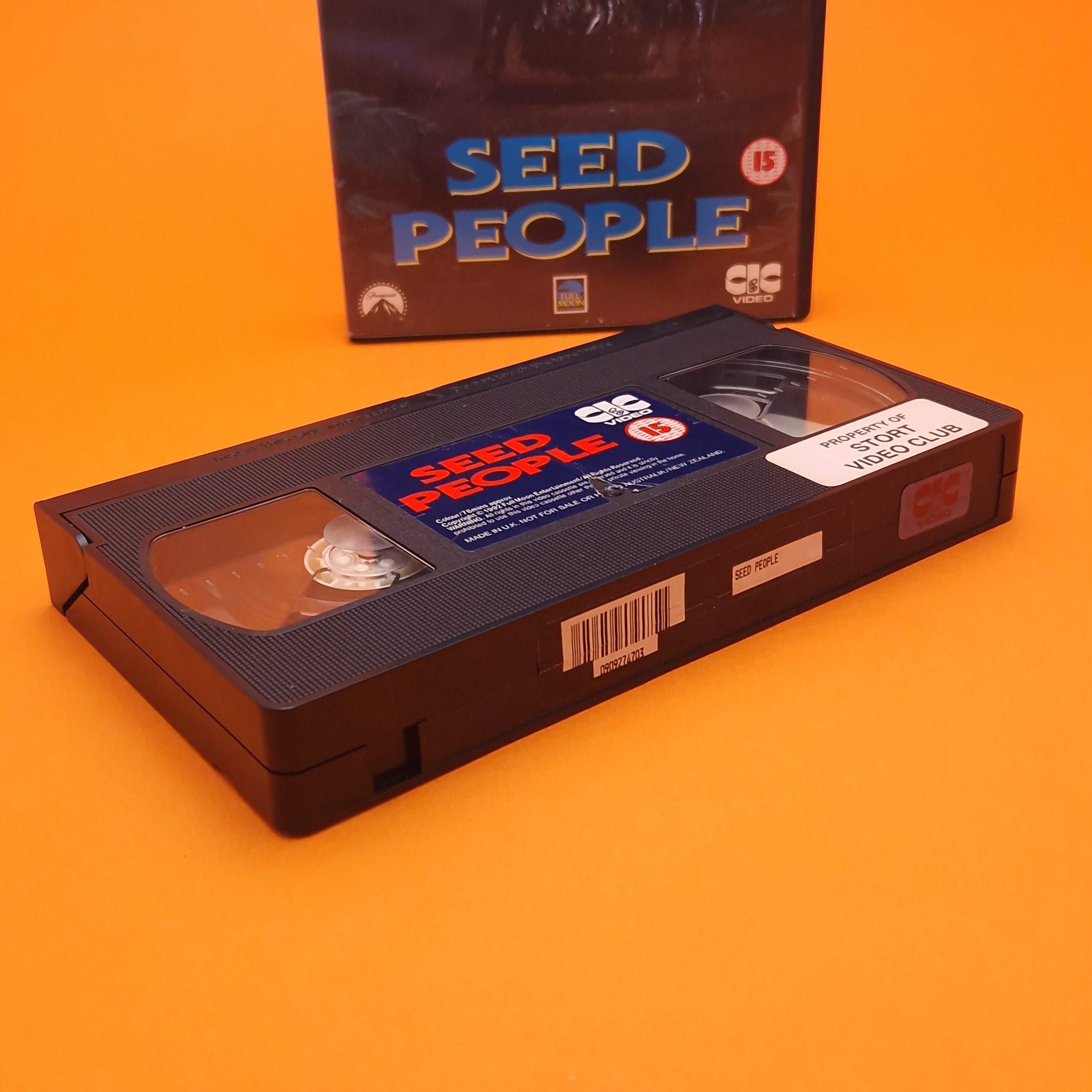 VHS Video ☆ SEED PEOPLE ☆ 80s Big Box Ex Rental Sci-Fi 15