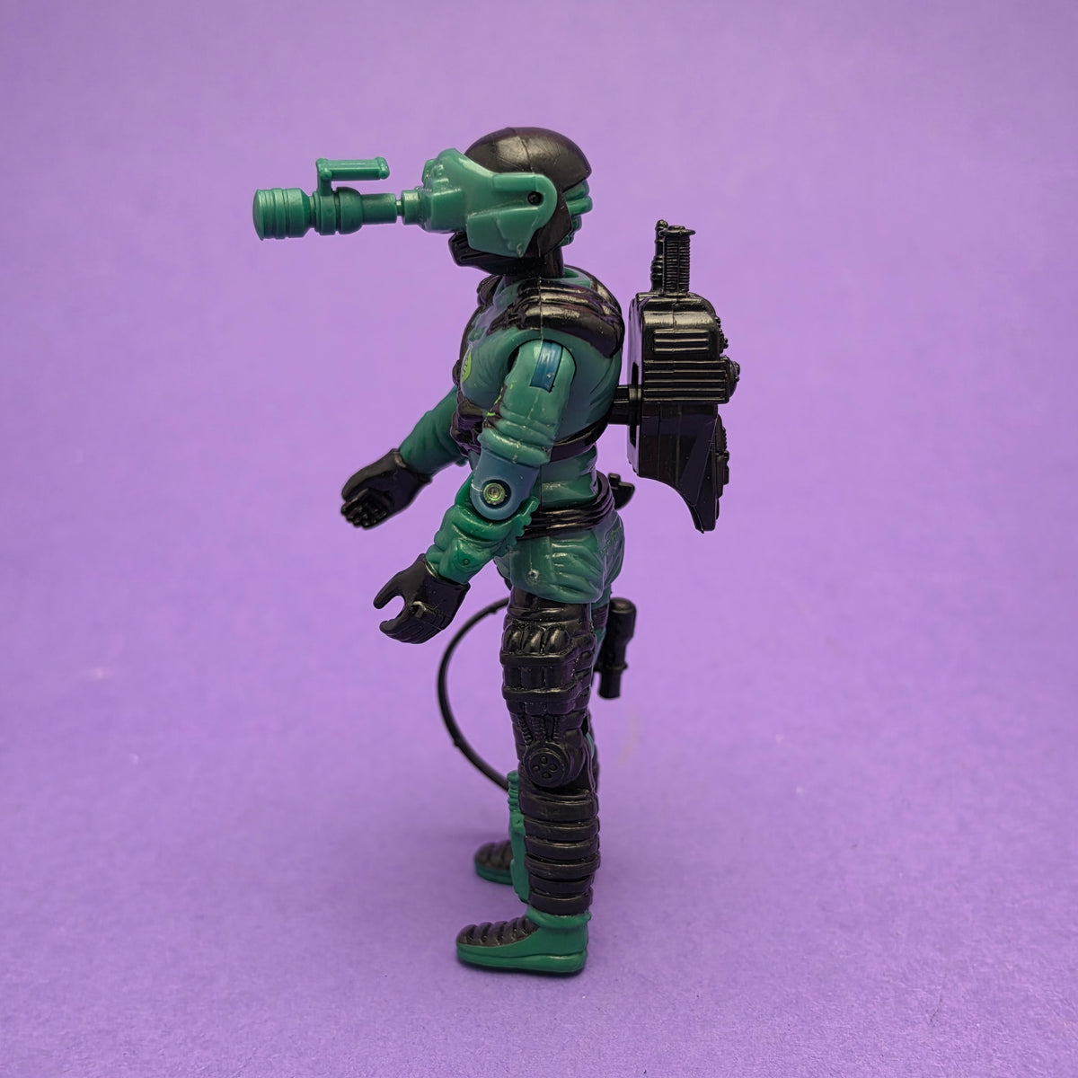 GI JOE ☆ NIGHT-VIPER Action Figure Complete ☆ Action Force Hasbro 1989 Card