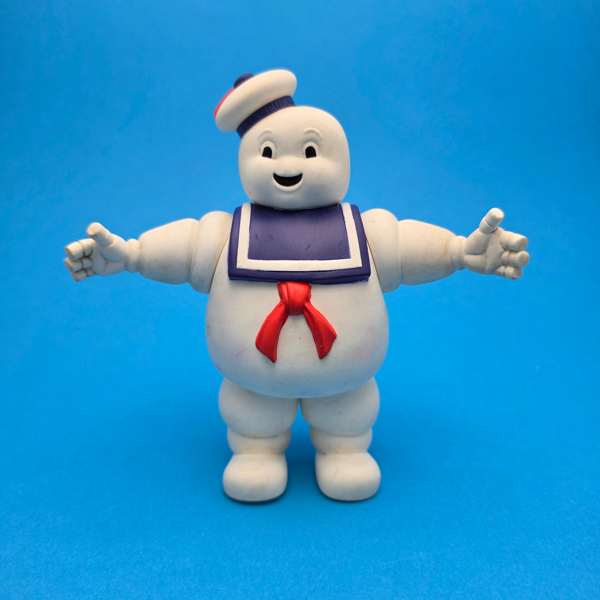 GHOSTBUSTER ☆ STAY PUFT MARSH MALLOWMAN Vintage Figure ☆ Loose 80s Kenner Original