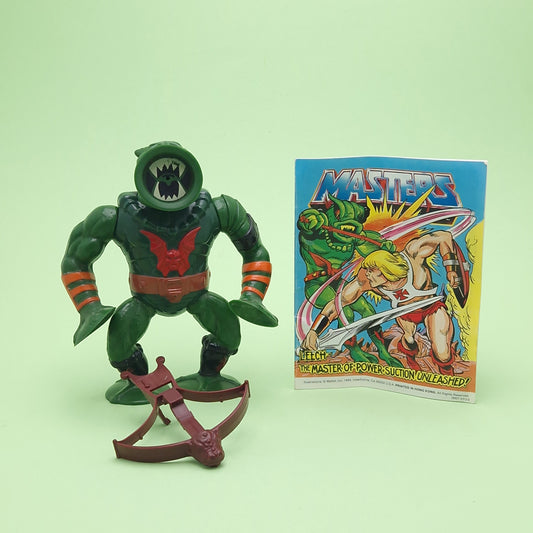 MASTERS OF THE UNIVERSE ☆ LEECH CROWSBOW Vintage Figure ☆ MOTU Loose 80s Mattel Original