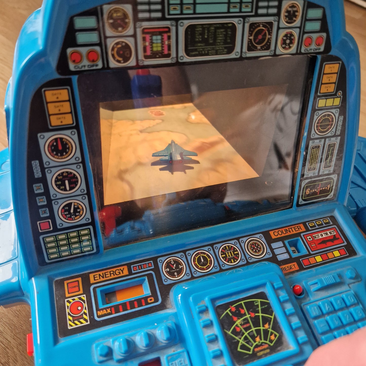 TOMY ☆ EAGLE SQUADRON TOP SHOT Handheld GAME Arcade Vintage ☆ Original TOMY