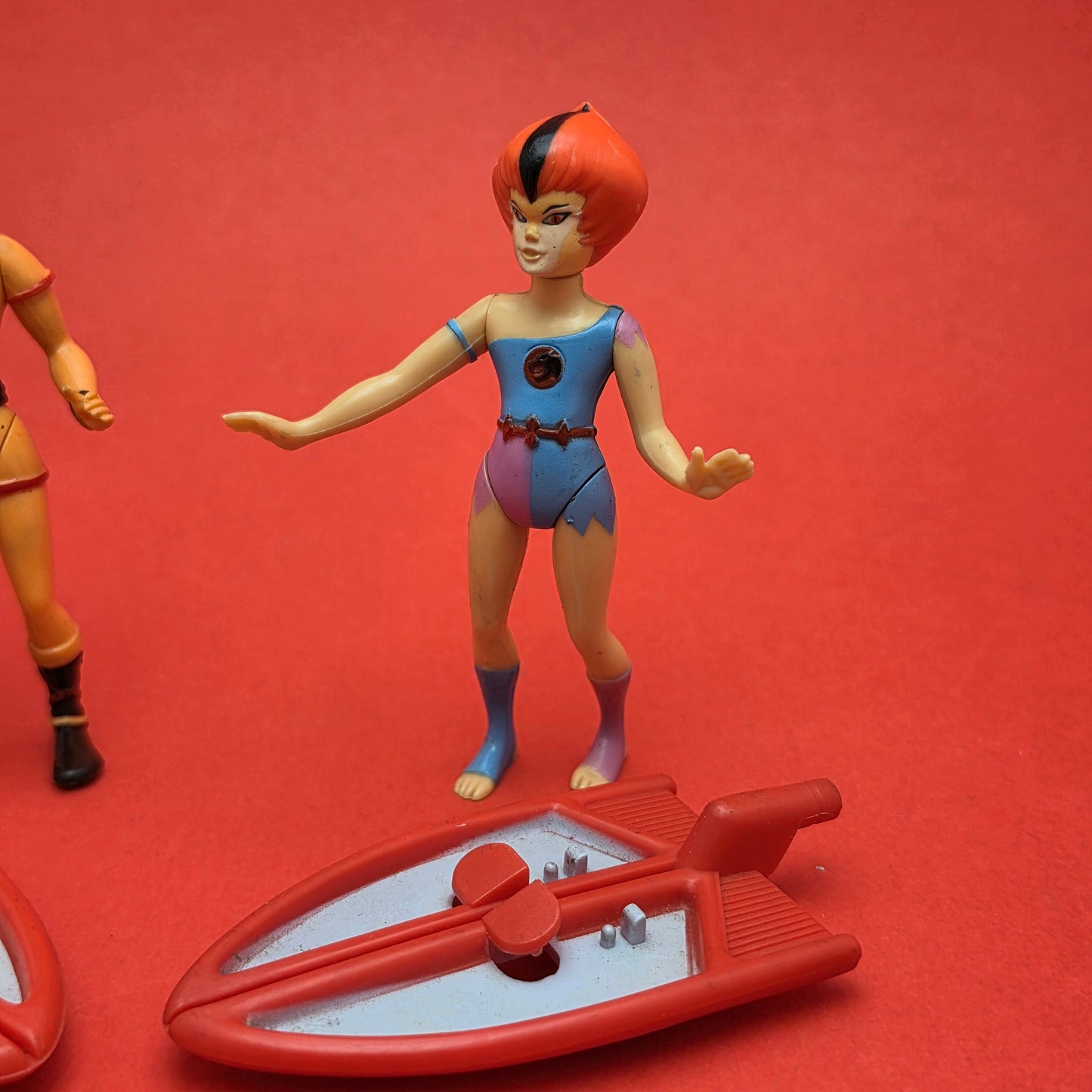THUNDERCATS ☆ WILYKAT & WILYKAT Boards Figure ☆ Vintage LJN Complete 80s