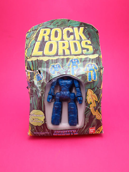 GOBOTS ROCK LORDS ☆ STONEHEART Action Figure ☆ BOX Vintage Original 80s Tonka Bandai