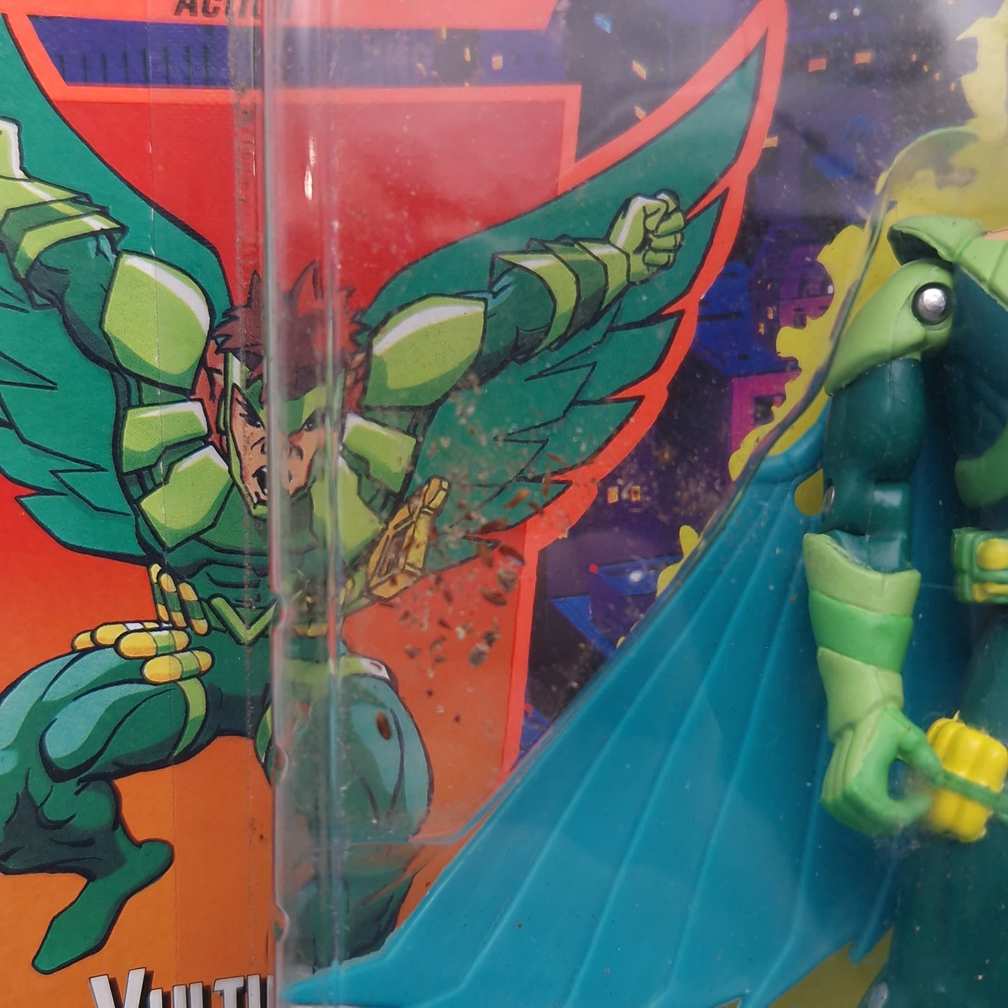 SPIDER-MAN ANIMATED SERIES ☆ VULTURE MARVEL Figure ☆ MOC Sealed Carded Toybiz 90s READ