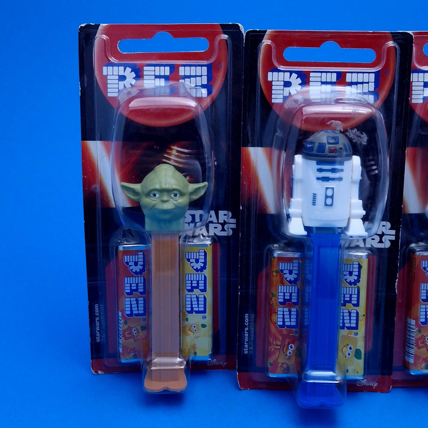 STAR WARS ☆ PEZ x4 Dispenser / Candy Roll Dispenser - Darth Vader Yoda R2D2 ☆ Boxed Sealed