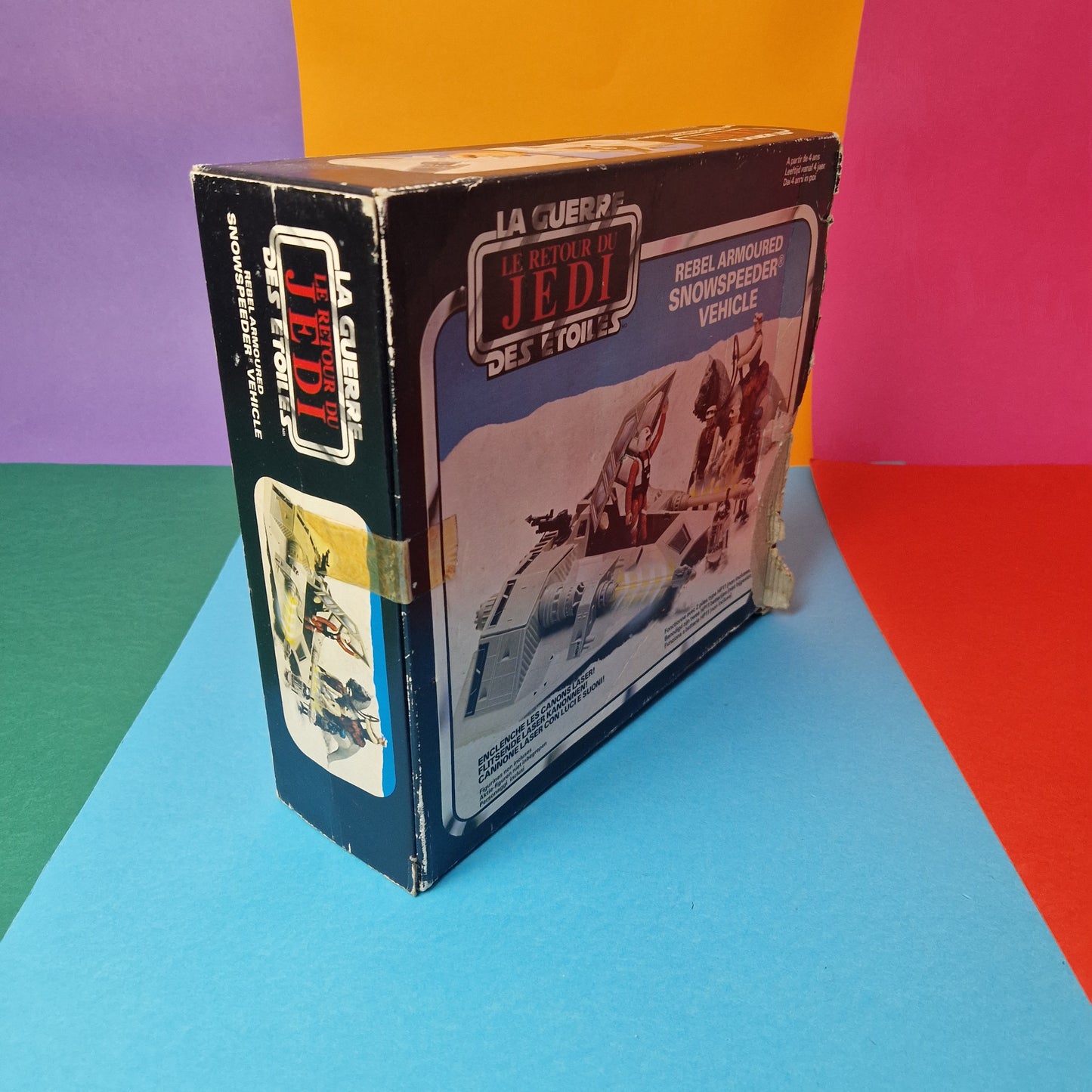 STAR WARS ☆ SNOWSPEEDER SHIP Vintage Action Figure Vehicle ☆ Original 80s Box ROTJ