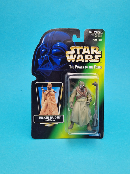 STAR WARS POTF ☆ TUSKEN RAIDER Figure ☆ MOC Sealed Carded Kenner Power of the Force