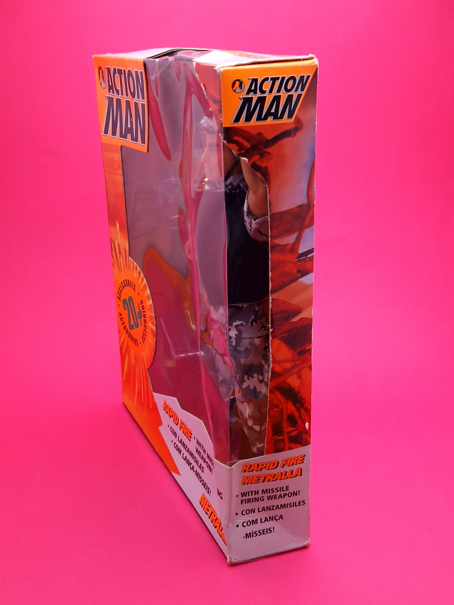 ACTION MAN ☆ RAPID FIRE Action Figure Doll ☆ Vintage HASBRO Boxed 90's SEALED