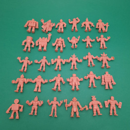 M.U.S.C.L.E MEN ☆ Bundle of 30 Flesh Figure ☆ Vintage Mini Figures 1980s