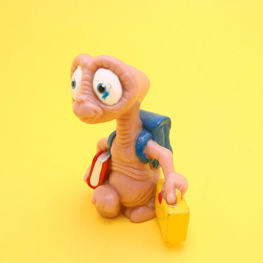 E.T. the Extra-Terrestrial ☆ Applause E.T. the Extra-Terrestrial PVC 2.5 Figure ☆ Vintage School Books Loose 80s