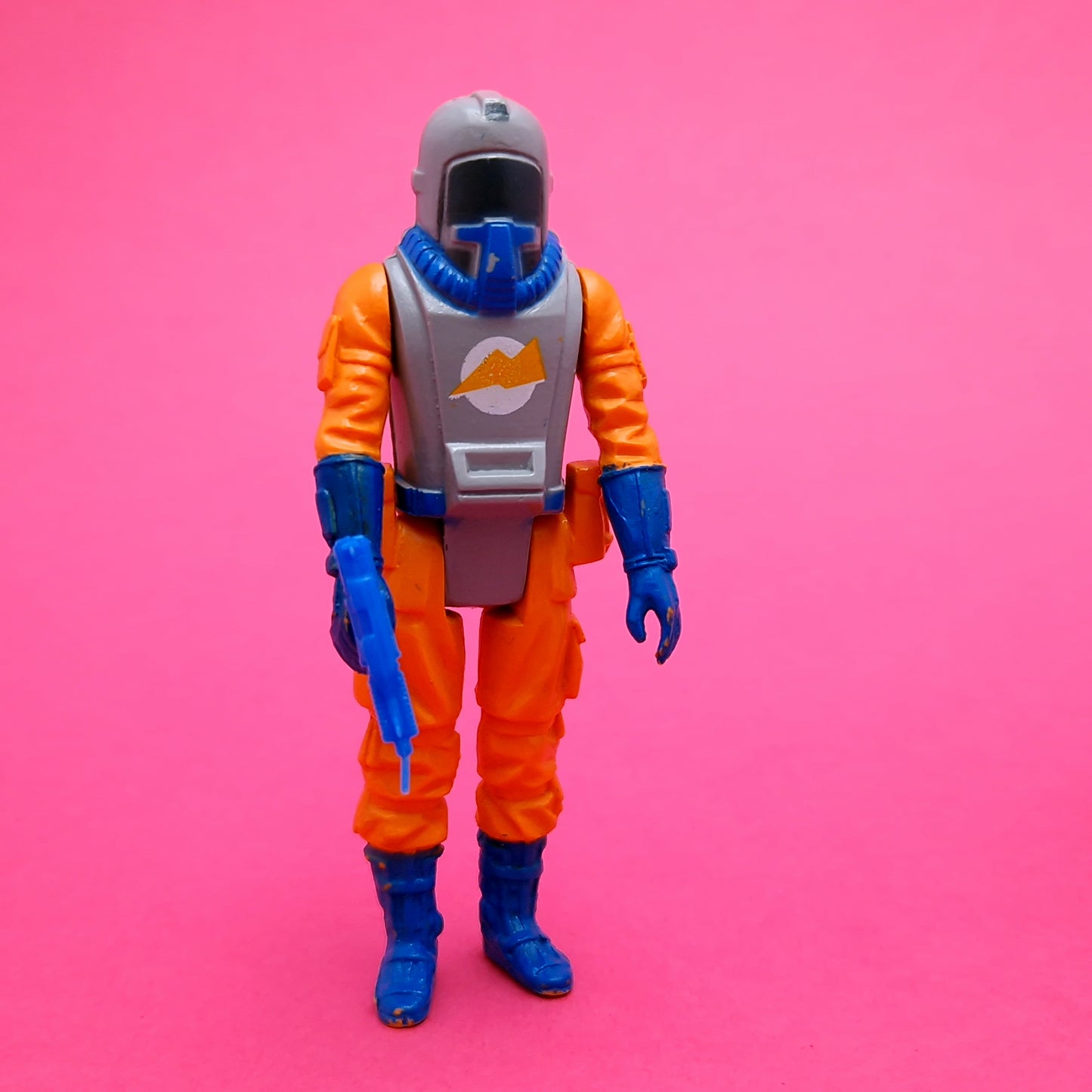 ACTION FORCE ☆ SECRUITY TROOPER SATELLITE DEFENCE Action Figure ☆ Palitoy Euro