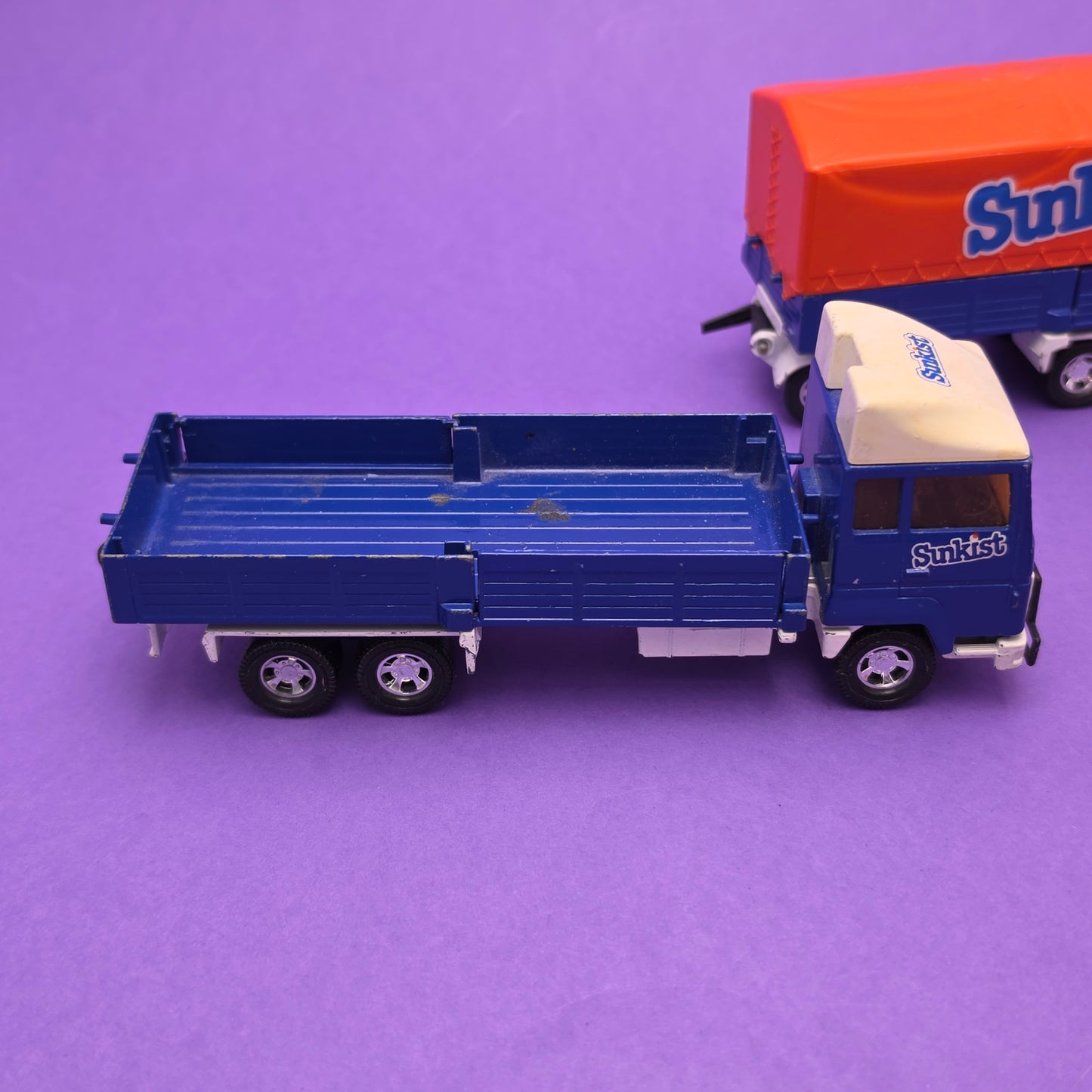 MATCHBOX ☆ SUPER KINGS K-21 FORD 'H' TRANSCONTINENTAL TRUCK SUNKIST 1979 Vehicle ☆ Diecast Car Vintage