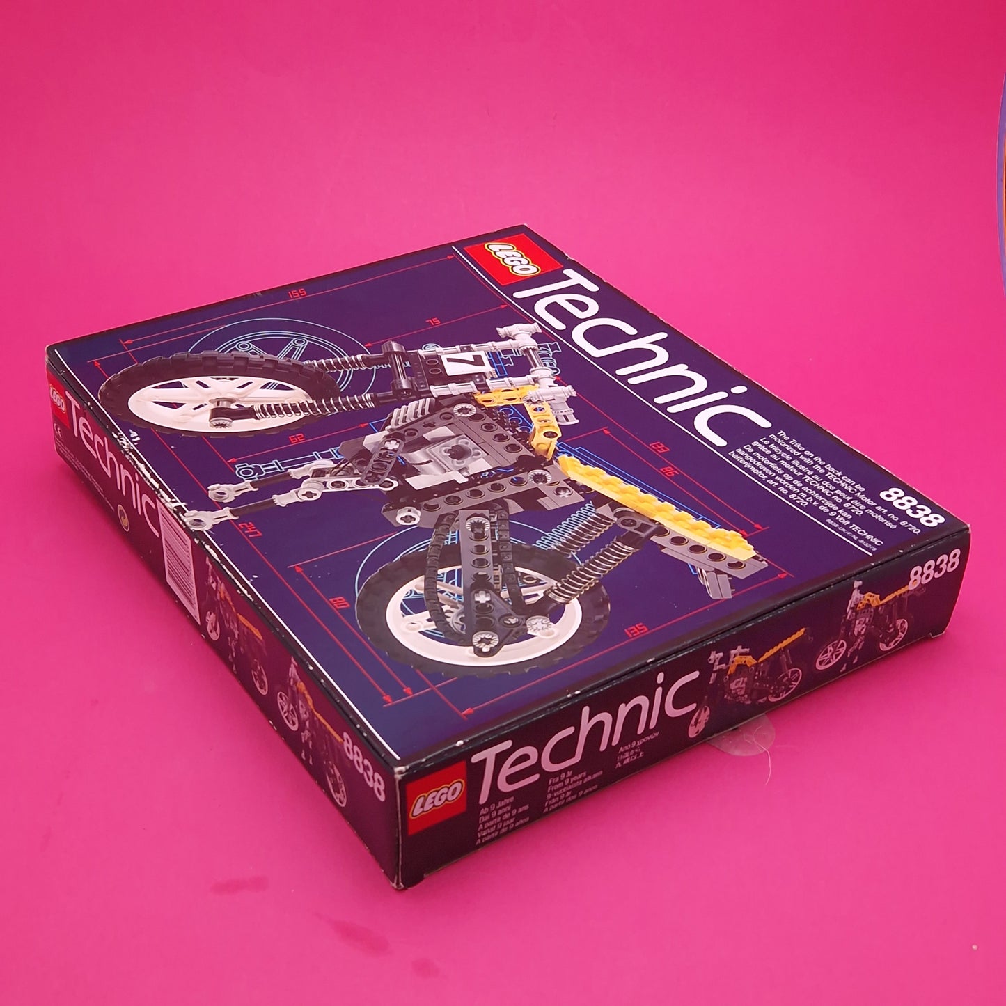 LEGO ☆ 8838 SHOCK CYCLE Technic ☆ Vintage 80s Boxed Instructions Complete