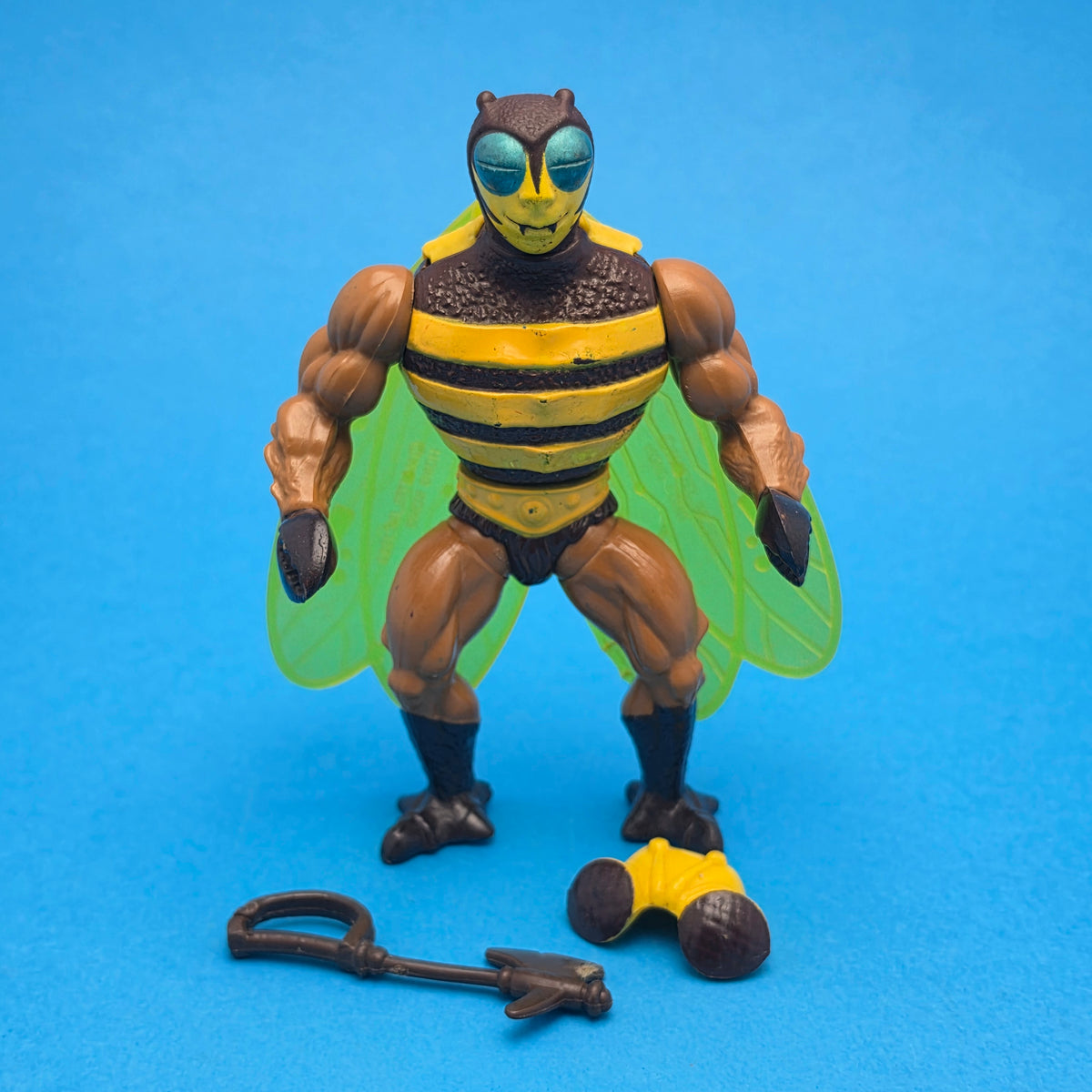 MASTERS OF THE UNIVERSE ☆ BUZZ OFF Complete Vintage Figure ☆ MOTU 80s Mattel