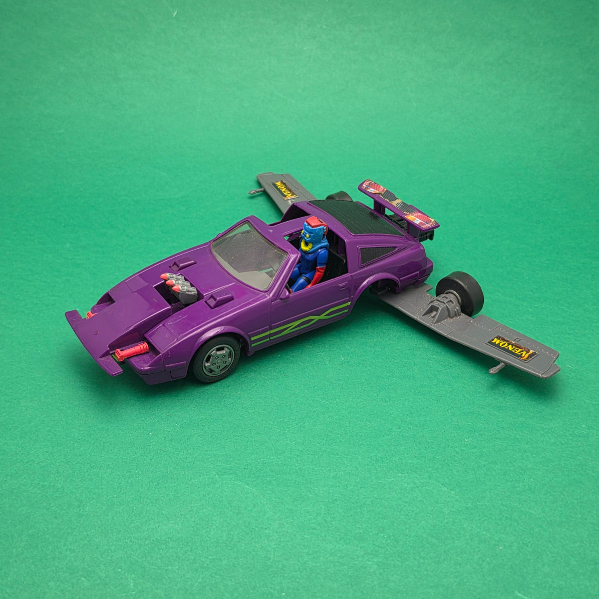 M.A.S.K ☆ VANESSA WARFIELD MANTA Vintage Figure Vehicle ☆ MASK Kenner 80s Loose