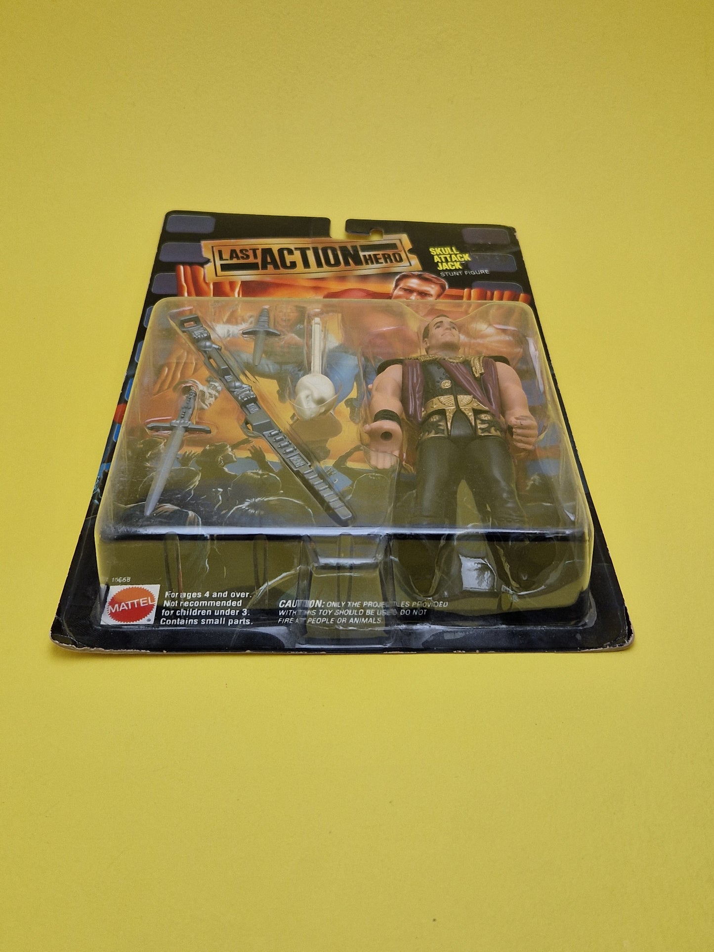 LAST ACTION HERO ☆ SKULL ATTACK JACK Vintage Action Figure ☆ MOC Carded Sealed