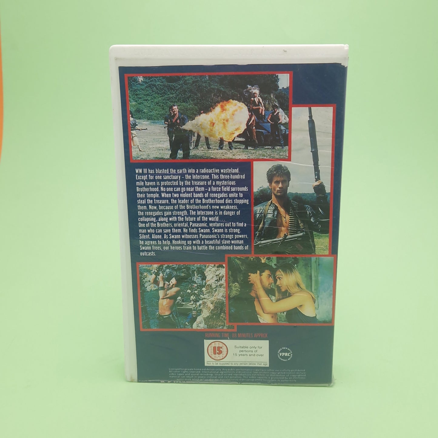 VHS Video ☆ INTERZONE ☆ Cult 80s Big Box Ex Rental Vintage 15