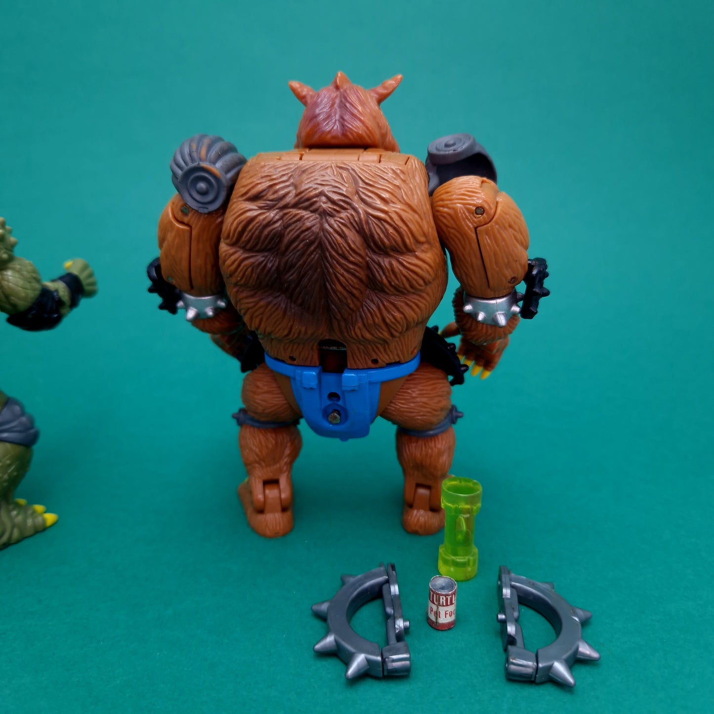 TEENAGE MUTANT NINJA TURTLES ☆ TOKKA & RAHZAR Mutations Figure ☆ Vintage Loose