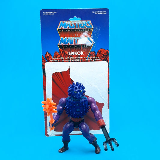 MASTERS OF THE UNIVERSE ☆ SPIKOR Vintage Figure ☆ MOTU Card 80s Mattel Original