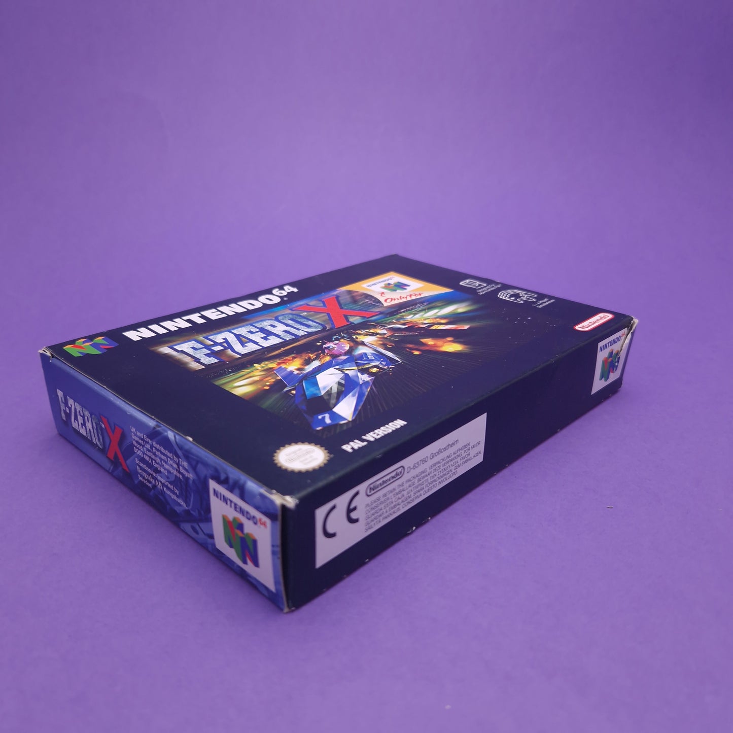 NINTENDO 64 ☆ F-ZERO X ☆ Vintage Retro Game Boxed & Complete PAL N64