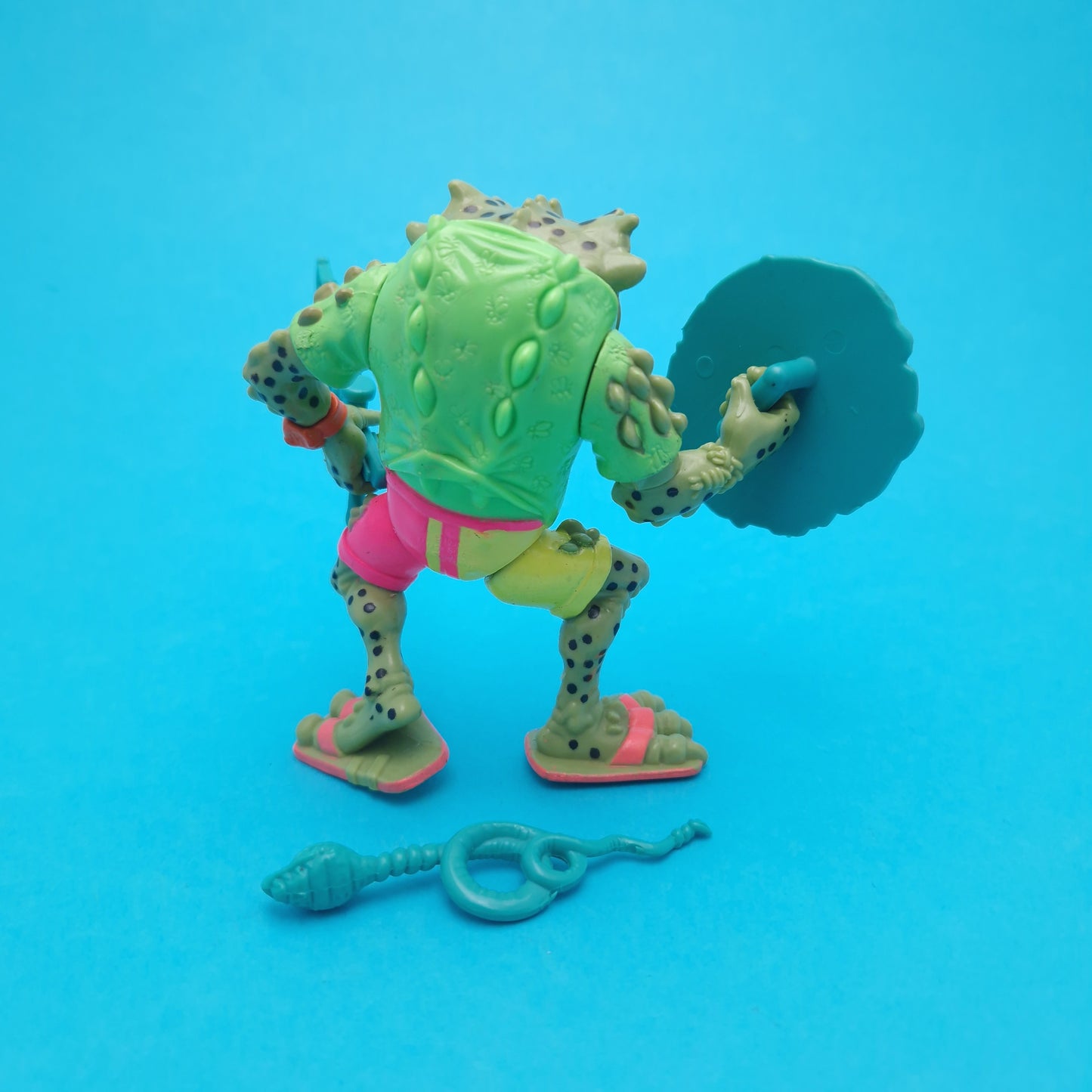 TEENAGE MUTANT NINJA TURTLES ☆ NAPOLEON BONAFROG Vintage Action Figure ☆ 90s Loose