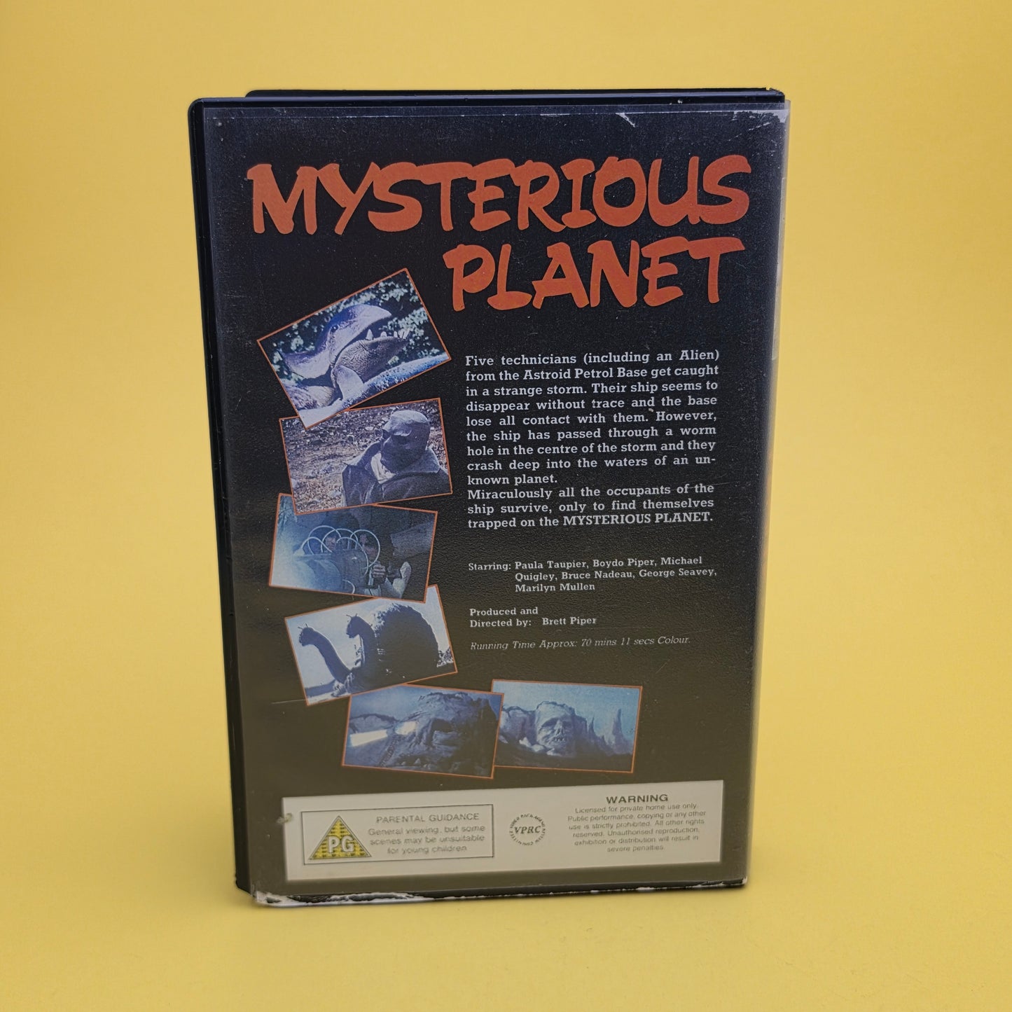 VHS Video ☆ MYSTERIOUS PLANET FITH DIMENSION ☆ PG Cert Big Box Ex Rental Vintage