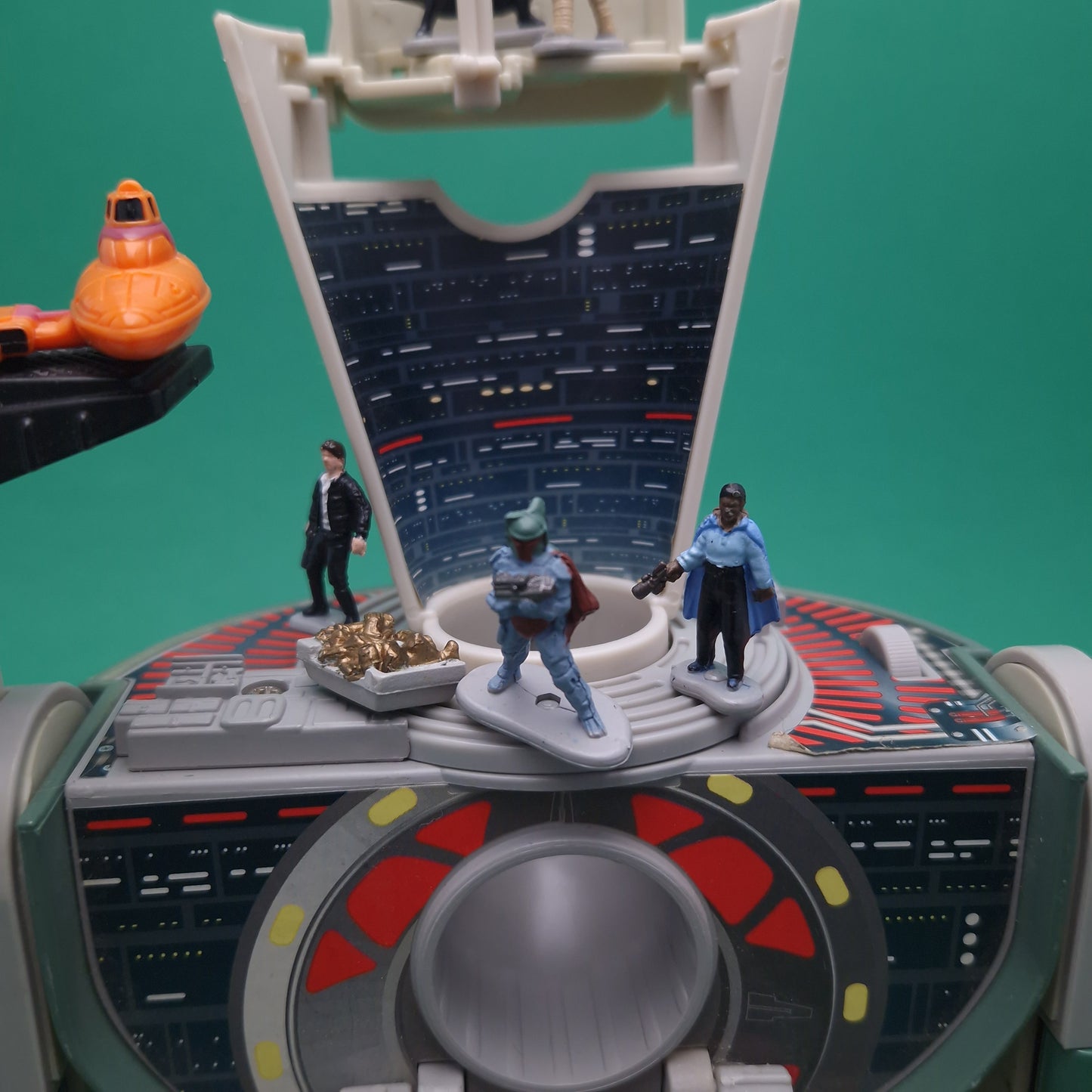 MICRO MACHINES ☆ STAR WARS ACTION FLEET BOBA FETT Cloud City Playset Vintage ☆ Loose