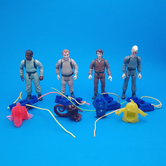 GHOSTBUSTERS ☆ ORIGINAL SET OF 4 Vintage Figure ☆ Loose 80s Kenner Complete