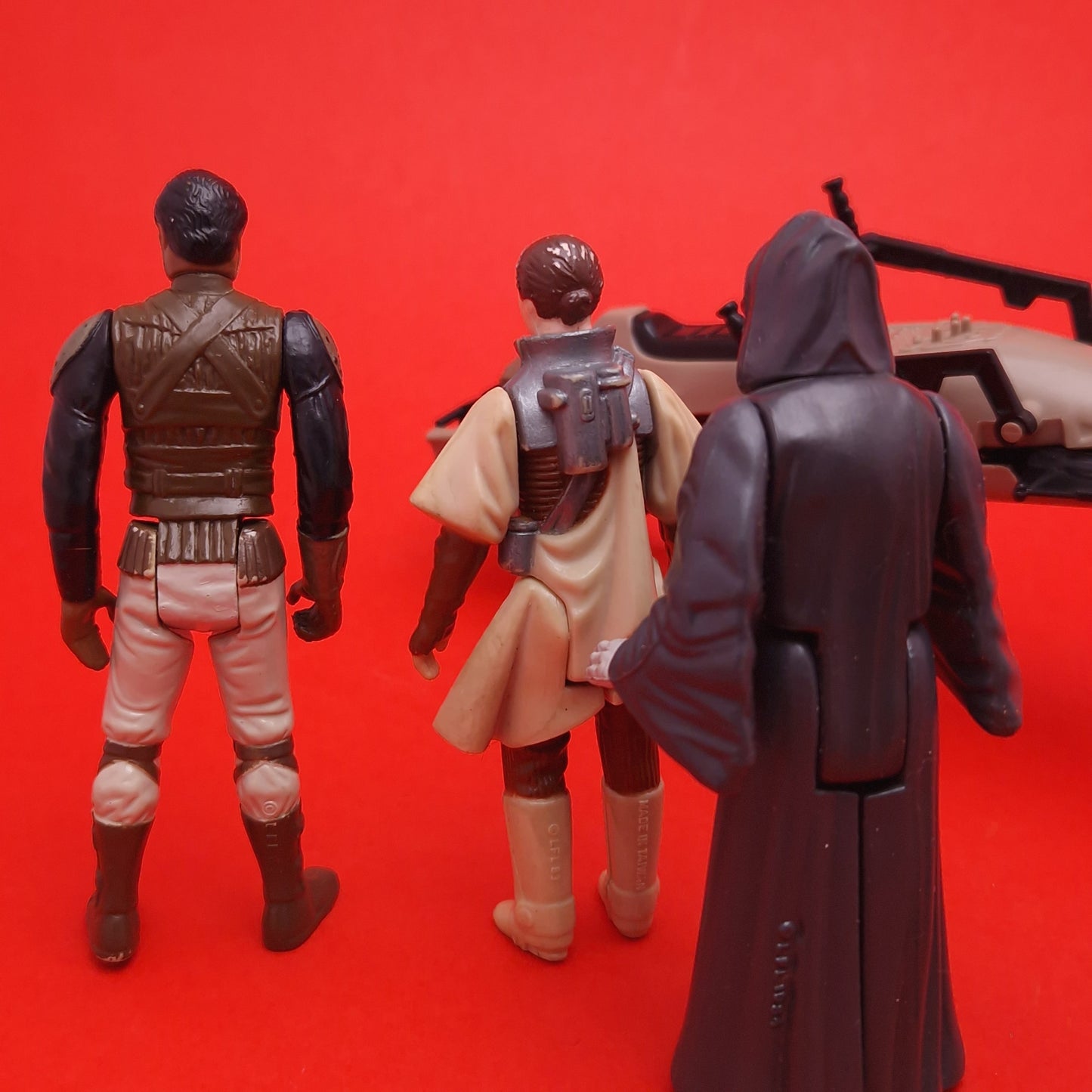 STAR WARS VINTAGE ☆ 6x BUNDLE X-WING PILOT LUKE HAN SOLO EMPEROR Figures ☆ Kenner 80s