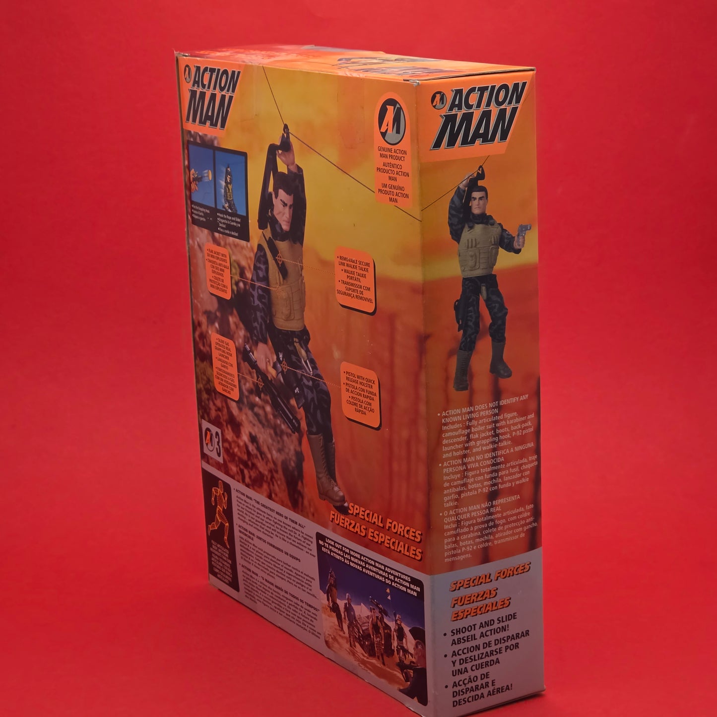 ACTION MAN ☆ SPECIAL FORCES Figure Doll ☆ Vintage HASBRO SEALED BOXED 90's