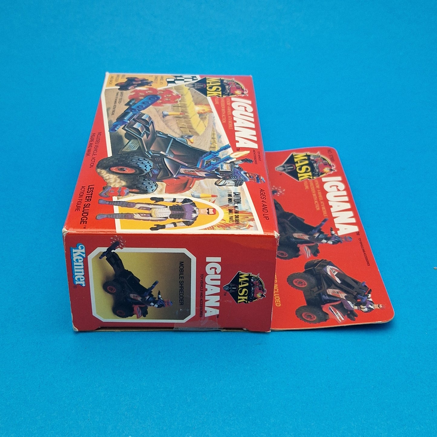 M.A.S.K ☆ IGUANA Lester Sludge Figure Vehicle ☆ US Sealed Boxed 80s Kenner MASK Vintage