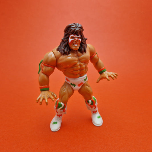 WWF HASBRO ☆ ULTIMATE WARRIOR Vintage Wrestling Figure ☆ Original 90s Series 2